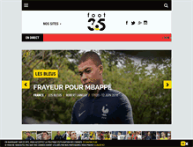 Tablet Screenshot of football365.fr